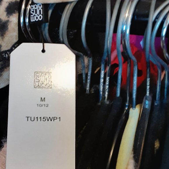 CLARA SUN WOO LEOPARD PRINT COOL PONCHO TOP - Picture 3 of 5